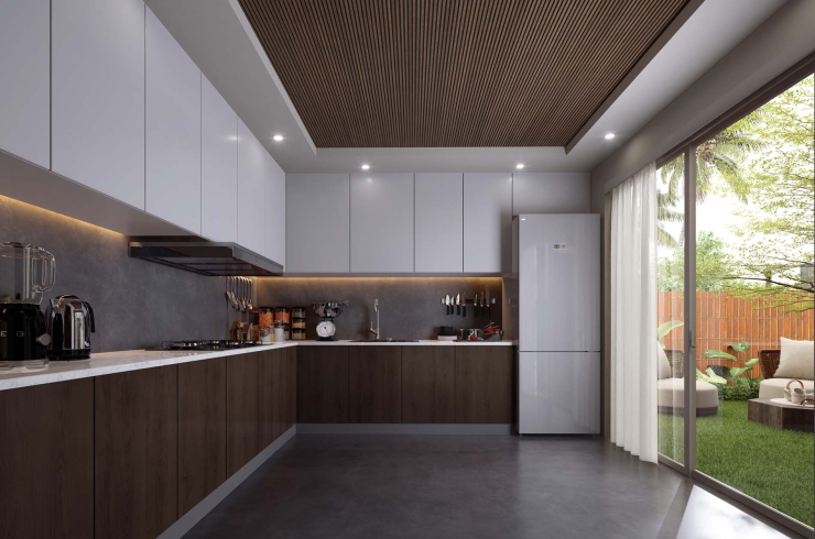 Kitchens fully equipped with modern amenities, designed to inspire culinary excellence and delightful dining experiences.